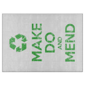 Machen und Mähen Schneidebrett (Vorderseite)