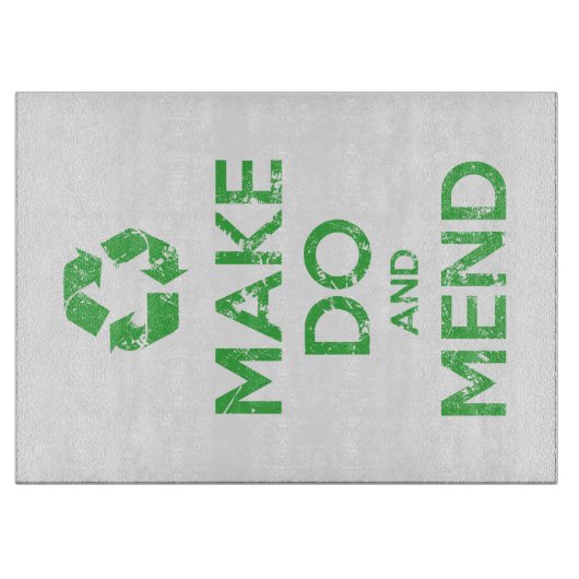 Machen und Mähen Schneidebrett (Vorderseite)