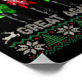 Machen Weihnachten wieder großartig, hässliche Swe Poster (Ecke)