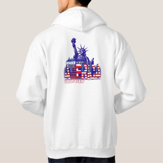 Machen wir Amerika wieder groß Hoodie (Rückseite)