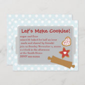 Machen wir Cookies Einladung (Vorne/Hinten)