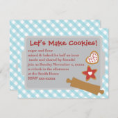 Machen wir Cookies Einladung (Vorne/Hinten)