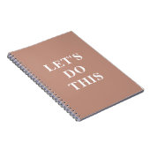 Machen wir das - 6,5" x 8,75" klassisches Notebook Notizblock (Rechte Seite)