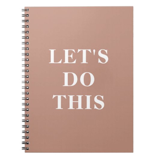 Machen wir das - 6,5" x 8,75" klassisches Notebook Notizblock (Vorderseite)