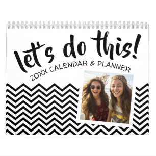 Machen wir das - Planer mit Zielen und 2 Fotos Kalender