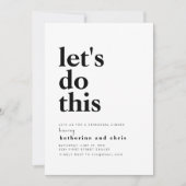 Machen wir diese Probe Abendessen Einladung Vorlag (Vorderseite)