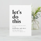 Machen wir diese Probe Abendessen Einladung Vorlag (Stehend Vorderseite)