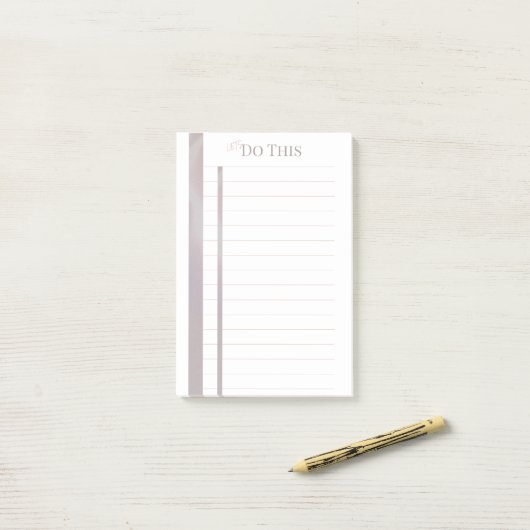 Machen wir dieses klebrige Notizblock (Auf Schreibtisch)