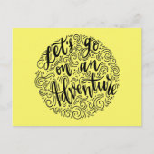 Machen wir ein Abenteuer Postkarte (Vorderseite)