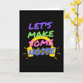 Machen wir ein Geräusch Karte (Gelbe Blume)