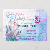 Machen wir eine Splash-Meerjungfrau-Einladung Einladung (Vorne/Hinten)