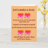 Machen wir einen Deal Karte (Gelbe Blume)