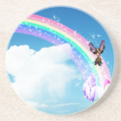 Machen wir einen Regenbogen Getränkeuntersetzer (Vorne)