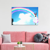 Machen wir einen Regenbogen Leinwanddruck (Insitu (Wohnzimmer))