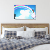 Machen wir einen Regenbogen Leinwanddruck (Insitu (Schlafzimmer))