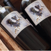 Machen wir einen Toast! Prost! Weinetikett