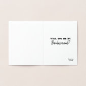 Machen wir etwas Schlechtes - Funny Bridesmaid Vor Folienkarte (Innenseite)