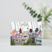 Machen wir heute Phantastisch Postkarte (Stehend Vorderseite)