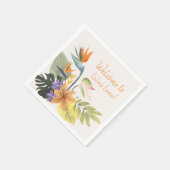 Machen wir Luau Clear Image Napkins Serviette (Ecke)