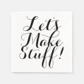 Machen wir Sachen ・ Handwerk-Party Serviette (Vorderseite)