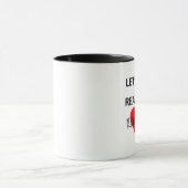 Machen wir uns auf Rumbelle fertig Tasse (Zentrum)