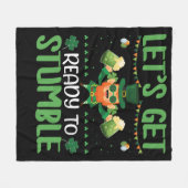 Machen wir uns auf Stolpern gefasst Fleecedecke (Vorderseite (Horizontal))