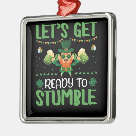 Machen wir uns auf Stolpern gefasst Ornament Aus Metall (Links)