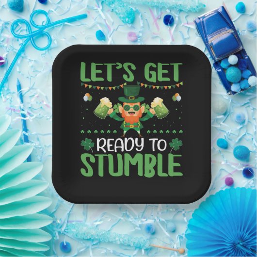 Machen wir uns auf Stolpern gefasst Pappteller (Party)