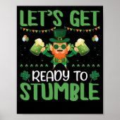 Machen wir uns auf Stolpern gefasst Poster (Vorne)