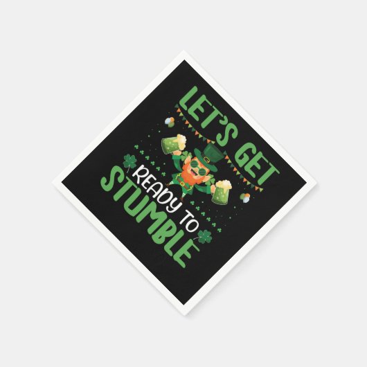 Machen wir uns auf Stolpern gefasst Serviette (Ecke)