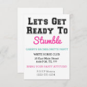 Machen wir uns bereit für eine stolze Einladung (Vorne/Hinten)