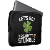 Machen wir uns fertig, um den Funny St Patrick's D Laptopschutzhülle (Vorne Rechts)