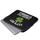 Machen wir uns fertig, um den Funny St Patrick's D Laptopschutzhülle (Vorne Knopf)