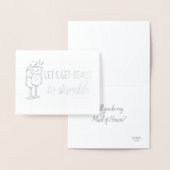 Machen wir uns fertig, um die lustige Bridesmaid z Folienkarte (Anzeige)