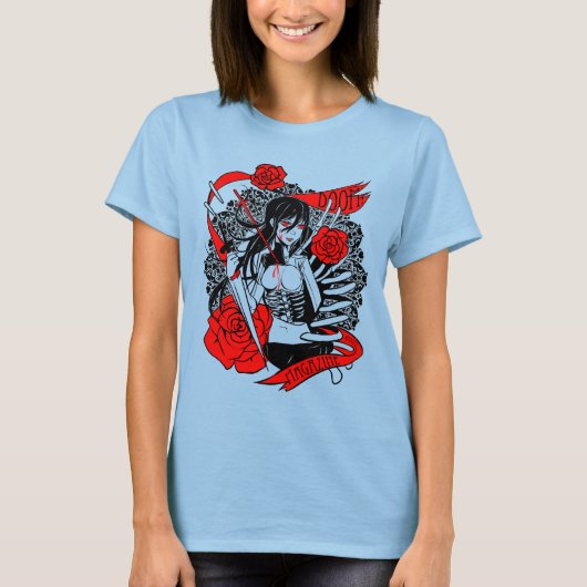 MACHEN! Zeitschrift "Rose" Burnout T - Shirt (Vorderseite)