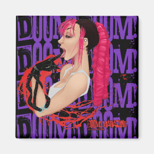 MACHEN! Zeitschrift "Z" Lila Magnet