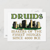 Macher der feinsten Herausforderungen Postkarte (Vorne/Hinten)