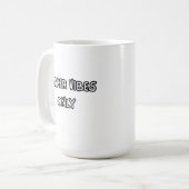Macher-Vibes pur Kaffeetasse (Vorderseite Links)
