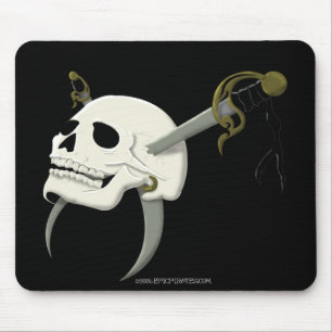 Macheten-Schädel Mousepad