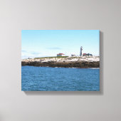 Machias Siegel Island Leuchtturm Canvas Print Leinwanddruck (Vorderseite)