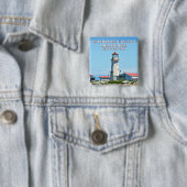 Machias Siegel Island Leuchtturm, New Brunswick Bu Button (Beispiel)