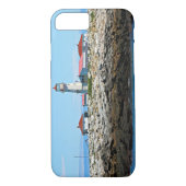 Machias Siegel Island Lighthouse iPhone Case (Rückseite)