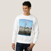 Machias Siegel Island Lighthouse Sweatshirt (Vorne ganz)