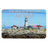 Machias Siegel Lighthouse Flexi Magnet (Horizontal)