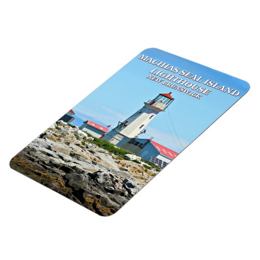 Machias Siegel Lighthouse Flexi Magnet (Linke Seite)