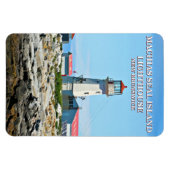 Machias Siegel Lighthouse Flexi Magnet (Horizontal)