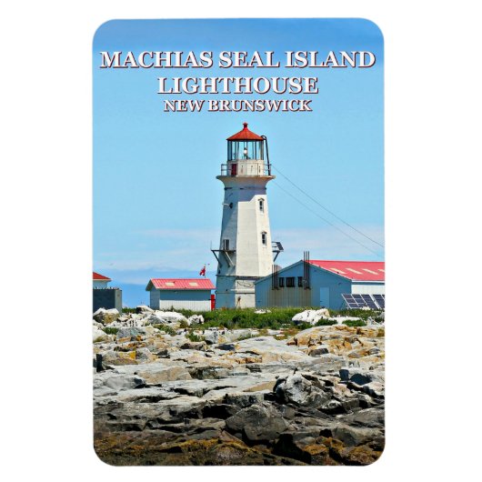 Machias Siegel Lighthouse Flexi Magnet (Vertikal)