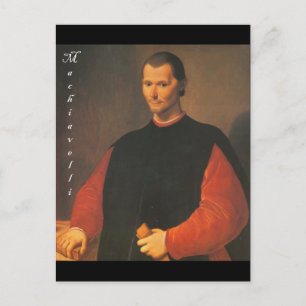 Machiavelli 3 Quartier mit Blackadder Postkarte