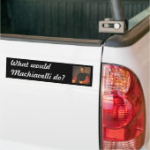 Machiavelli 3 Viertel mit Blackadder Autoaufkleber (Auf Lkw)