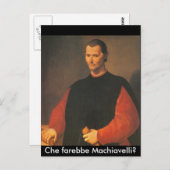 Machiavelli 4 postkarte (Vorne/Hinten)